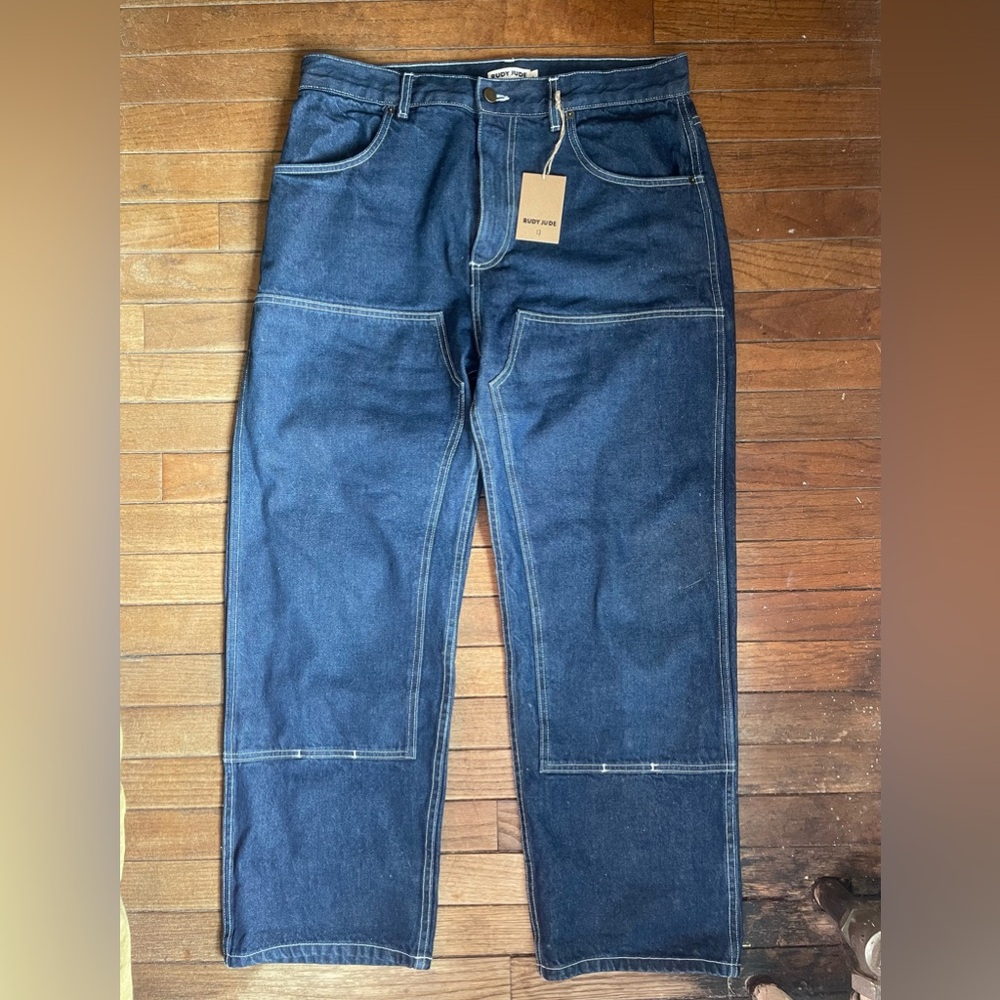 Rudy Jude Utility Jeans in classic indigo Size 5 New With Tags
